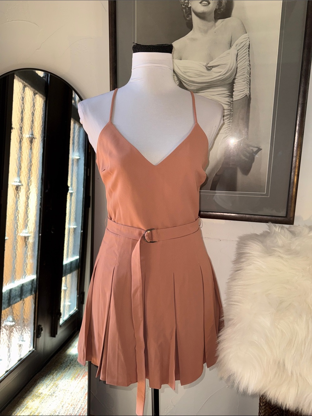Amanda Uprichard Blair Belted
Dress Romper NWT Small $238